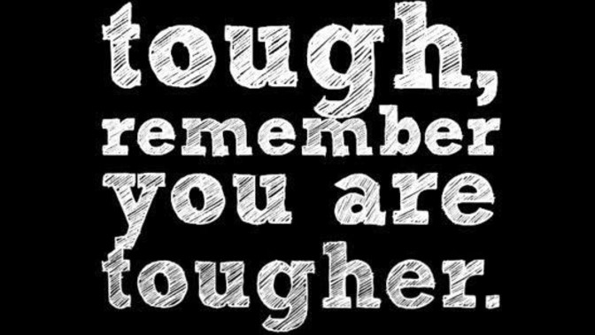 With life getting tougher day by day, just because of the covid situation, how do you try to overcome it?