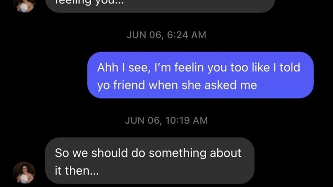 Why did make so much effort to talk to then tell me she had feelings for another guy?