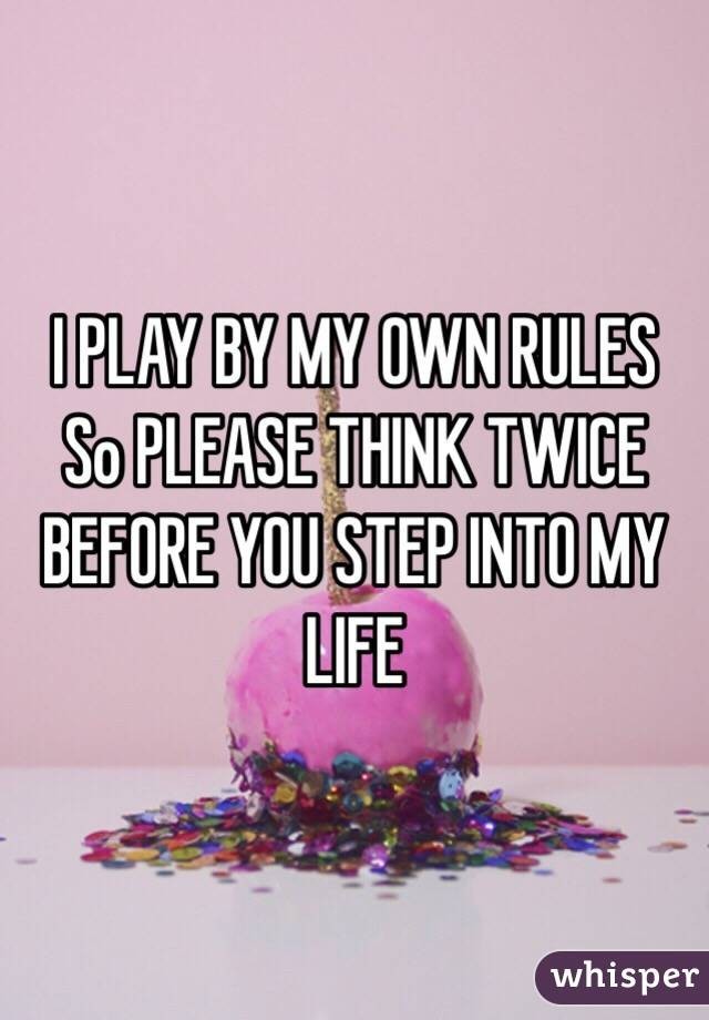 Are YOU tired of playing by the RULES of someone elses game? Are you gonna Defy Gravity?