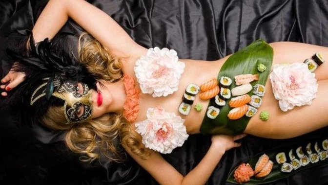 Would you ever try ''body sushi''?