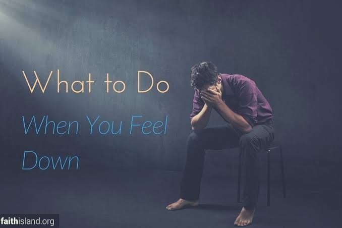 Have you ever felt so down and cant figure out the reason?