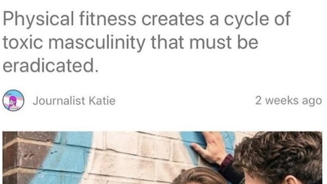 Does working out lead to "Toxic masculinity" ?