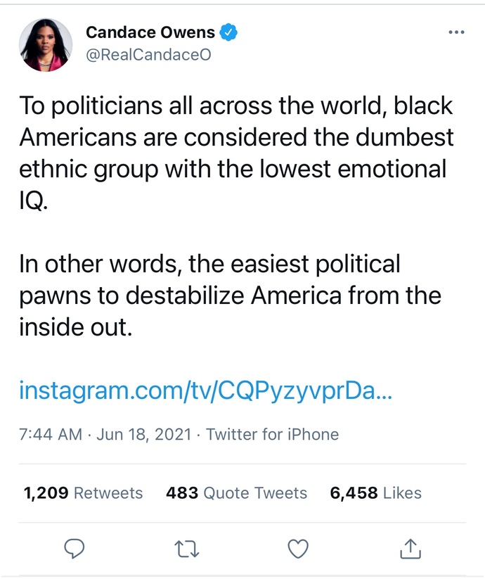 Do you guys think what Candace Owens said this is true?