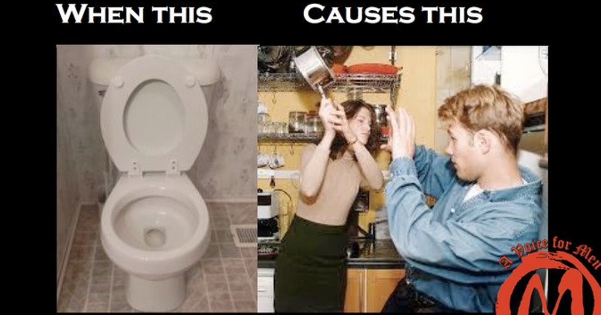 When guys leave the toilet seat up, does it really bother you