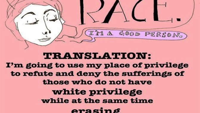 Why do people often say “I don’t care about race.” Do you realize being colorblind to race is racist and shows your privilege?