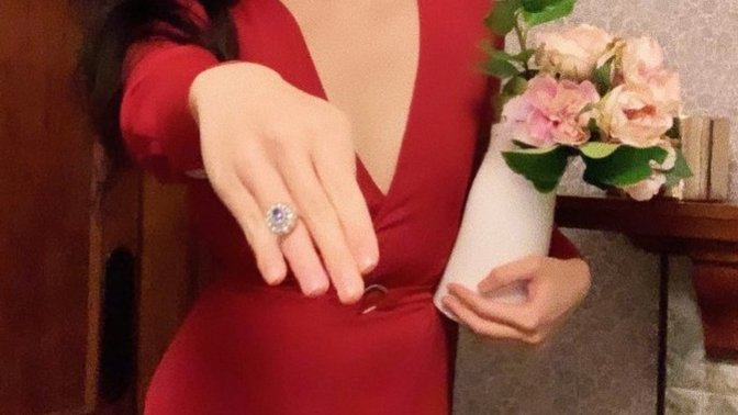 Guys, DOES IT LOOK LIKE MY EX OF 12 YEARS IS ENGAGED OR COULD IT BE A PROMISE/COMMITMENT RING?