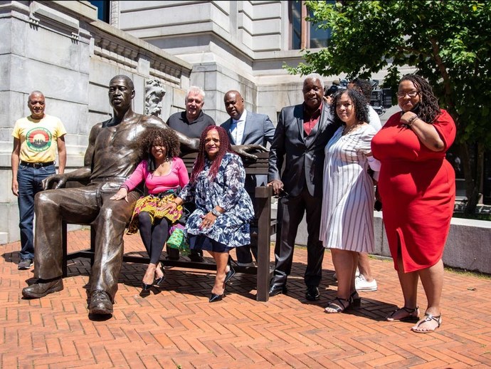 Would you care if someone toppled these George Floyd statues?