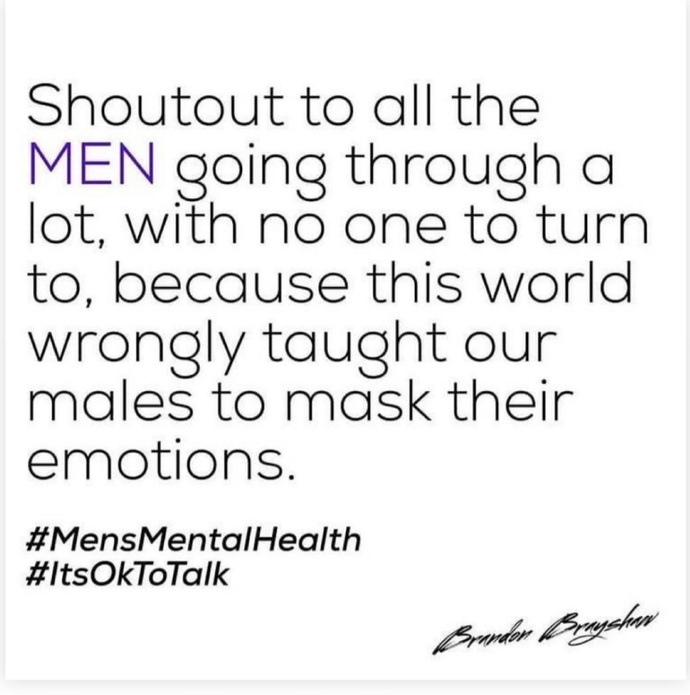 Mens mental health awareness month. How are you?