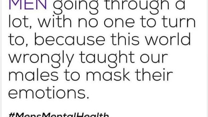 Mens mental health awareness month. How are you?