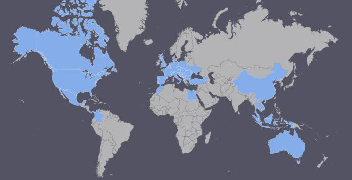 Which countries have you already visited?