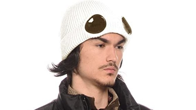 Beanie with goggles. What do you think of them?