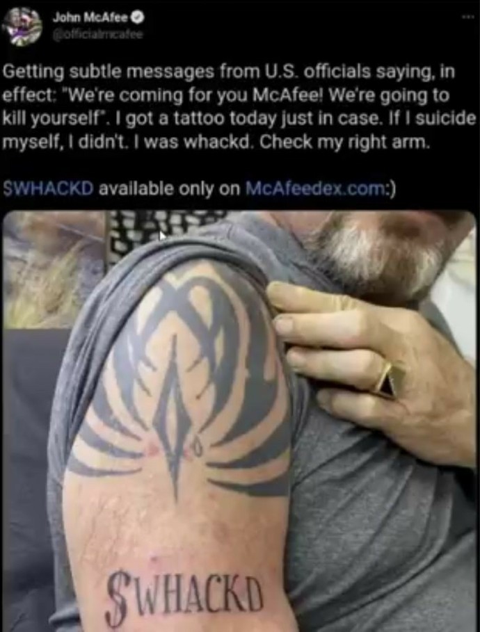 John McAfee found dead in Spanish prison?