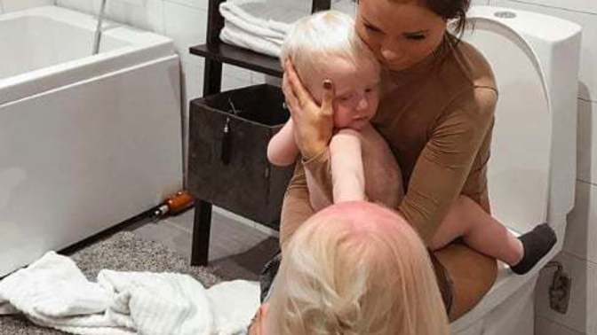 Do you take your kids to the bathroom with you?