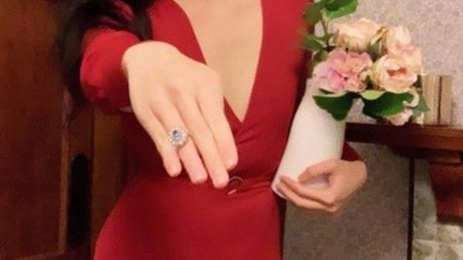 IS MY EX PARTNER ENGAGED OR DOES IT LOOK LIKE SOME COMMITMENT/ PROMISE RING?