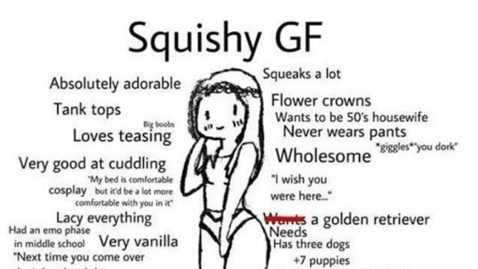 What do you think of "squishy" guys?