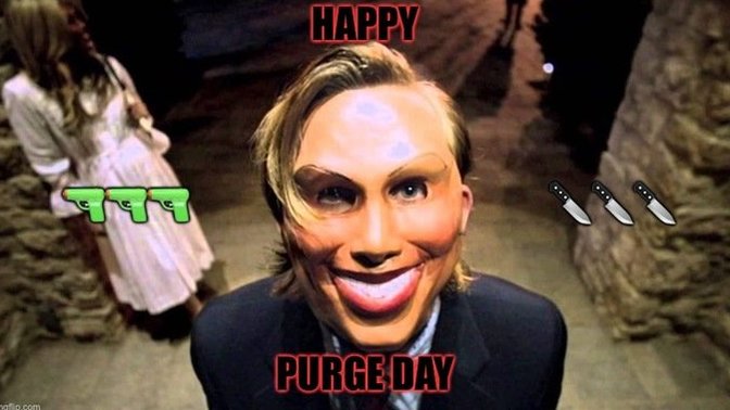 2022 The Purge becomes real what do you do?
