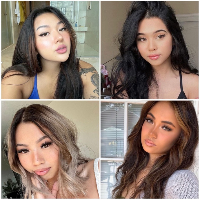 With Asian girls, which type do you think is more attractive?