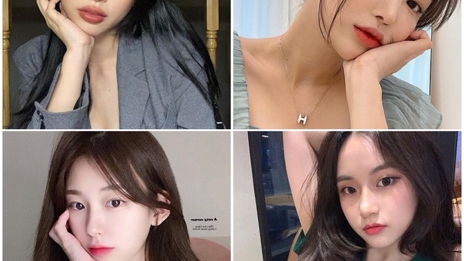 With Asian girls, which type do you think is more attractive?