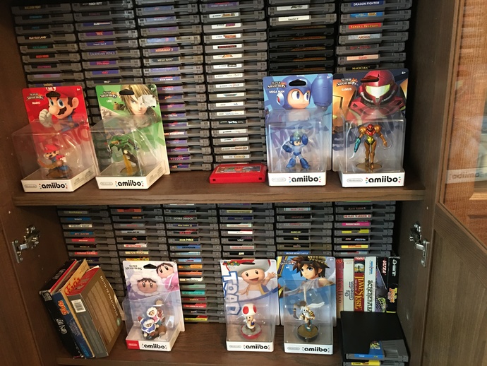 my NES game collection