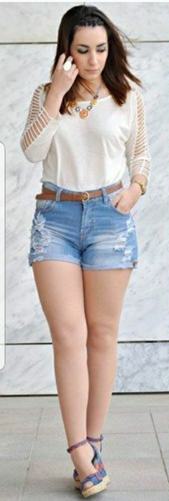 Men- What do you think of denim shorts on a girl?