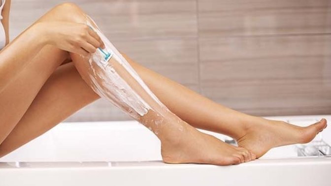Why is it acceptable for women to walk around with hairy arms, but not hairy legs?