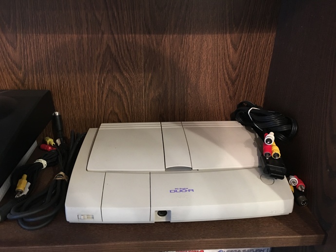 Turbo Grafx (actually this is the turbo duo R plays hu cards and cds)