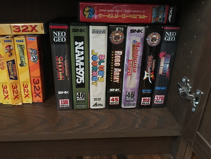 Neo geo and Sega 32x games