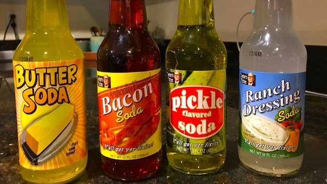 Would You Rather Drink Butter Soda, Grass Soda, Bacon Soda Or One Or All Of The Following?