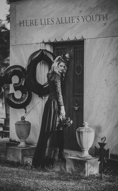 Have you heard of a “Death to My 20’s” theme photoshoot for a woman’s 30th birthday? What do you think of this?