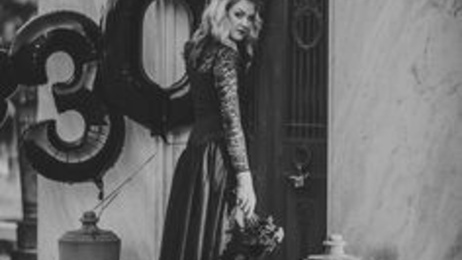 Have you heard of a “Death to My 20’s” theme photoshoot for a woman’s 30th birthday? What do you think of this?