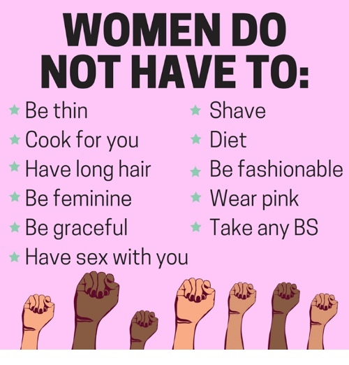 Why is it that the same women who say things like this are the same women who comment on the way men behave and try to tell men how to act?
