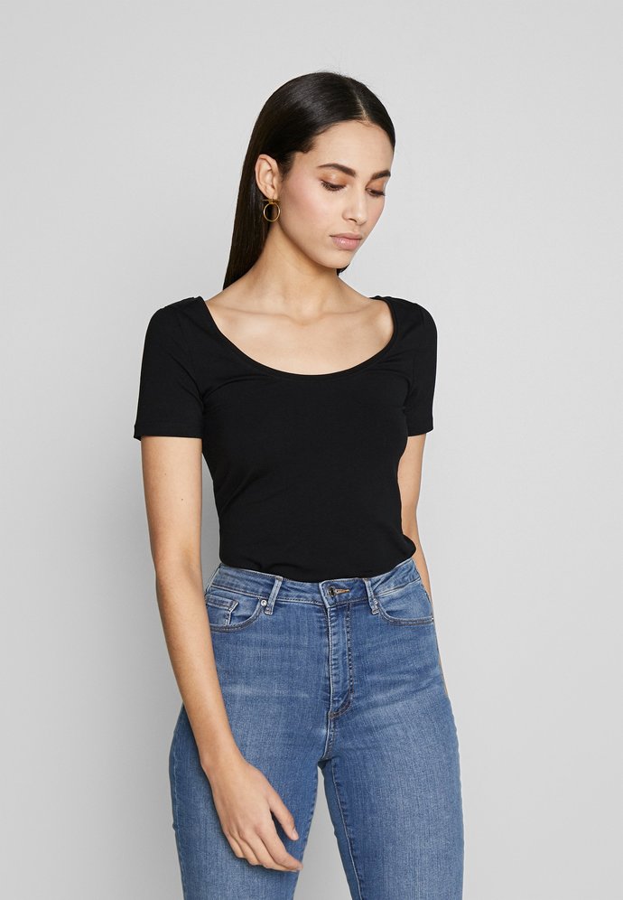 I personally think its just right, I like to show off my collarbones without having to put my boobs to everyones faces.