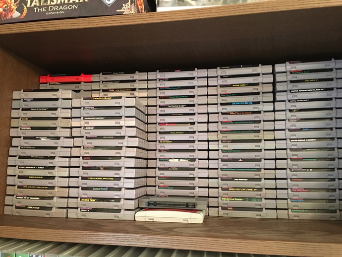 My current snes game collection