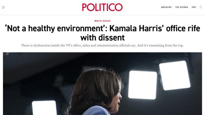 Kamala Chaos-Is the failed Harris vice presidency and the growing rift between Harris and Biden about to destroy what is left of the Biden presidency?