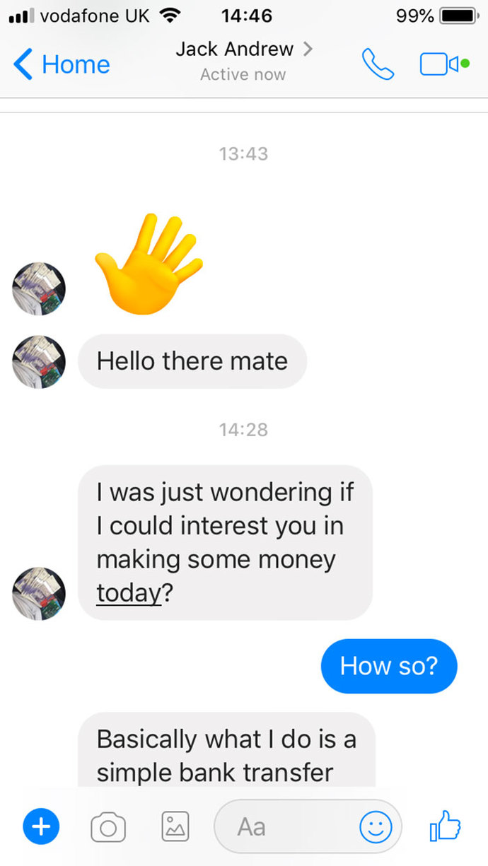 Whats the strangest message youve received in a DM?