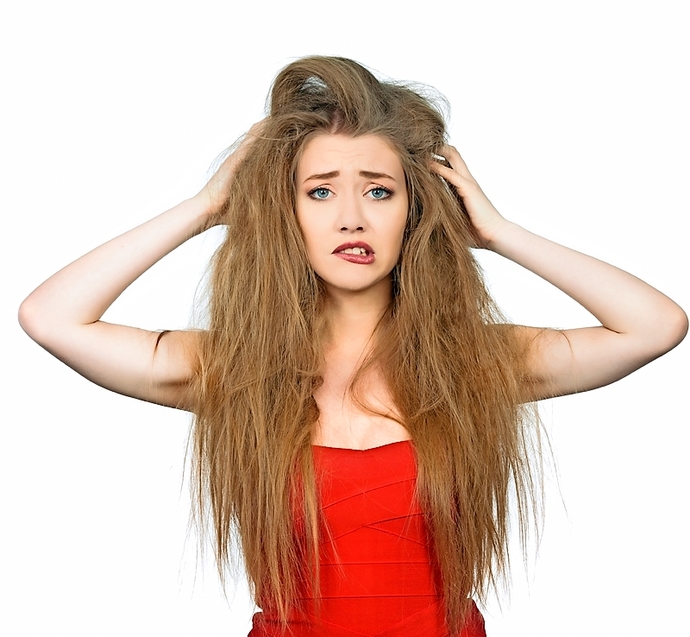 Is it better to have long hair for a girl and bad condition or short?