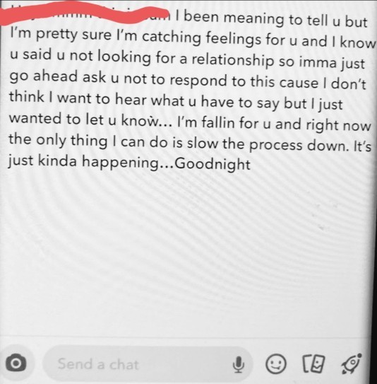 A guy told me hes falling for me after our 4th date? Advice?