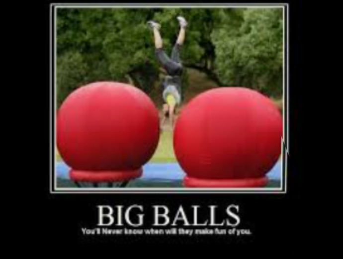 How Big Do You Like Your Balls(meant meat balls, get your mind...) ?
