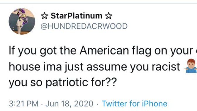 Is liberal politics an example of why patriotism needs to be encouraged more?