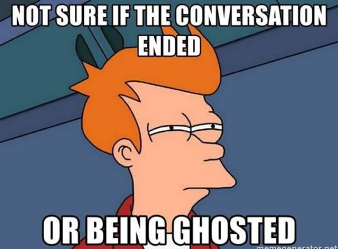 Which of these is the main reason why you last had to ghost someone who was talking to you?