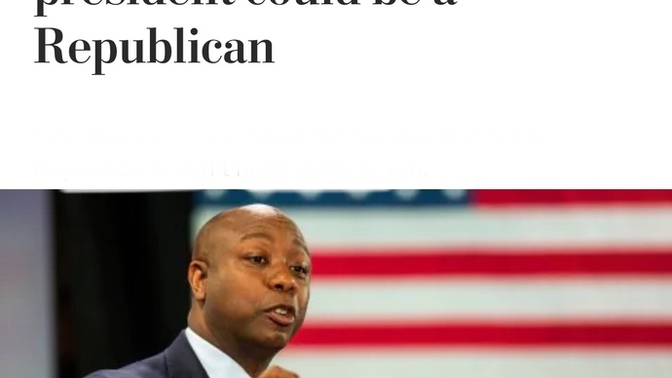 Do you think the next president will be a black Republican?