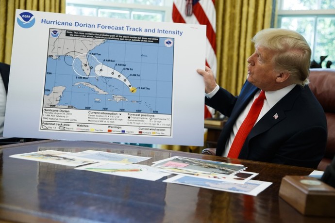 So Fox News is getting in the Weather reporting game. Who is the sponsor for Accuweather - the Black Sharpie?