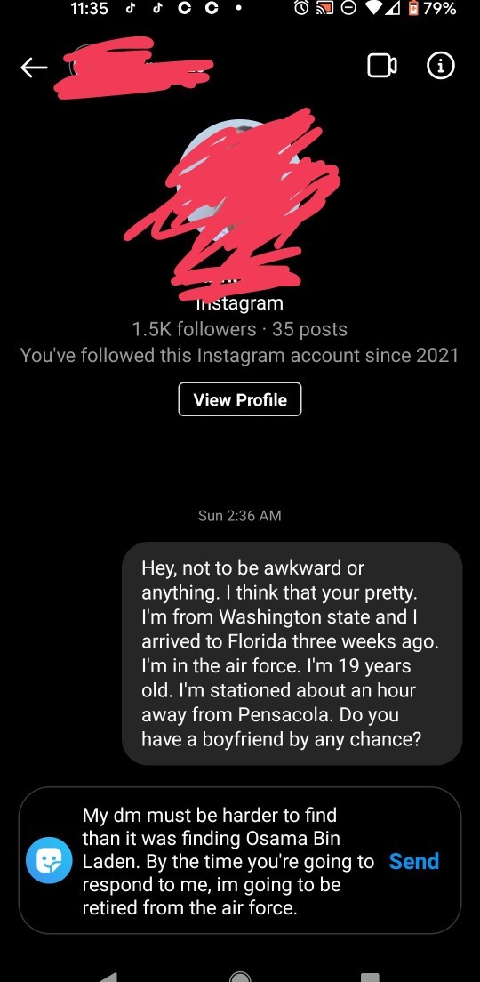Should I Send This To Her After Not Opening My DM?