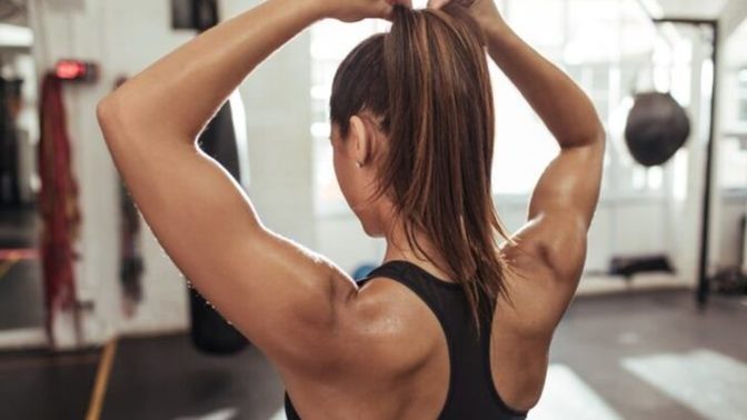 Do women usually don't focus on upper body when working out?