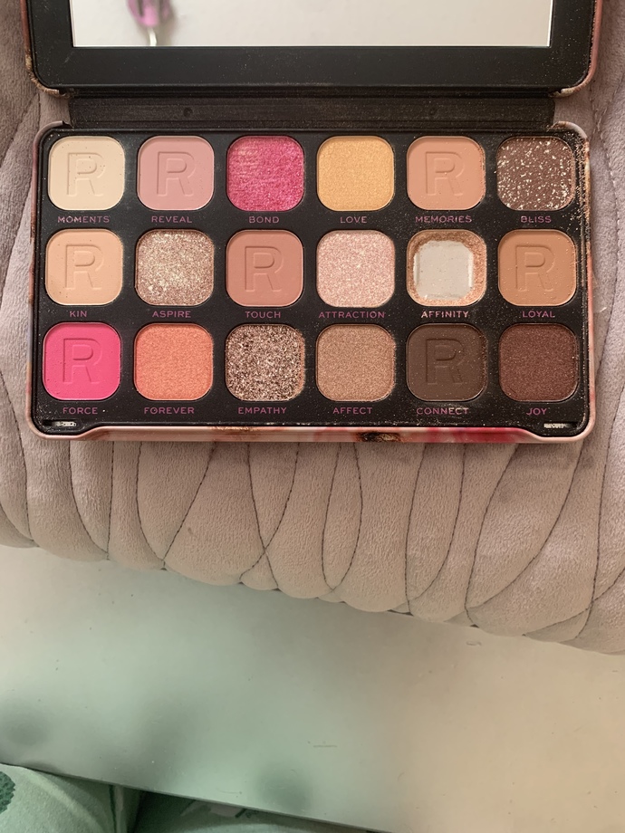 Would you feel upset if the eyeshadow palette you ordered came like this?