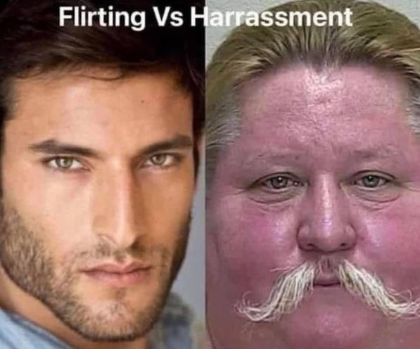 Why do feminists consider a 'gaze' or 'a glimpse' as a sexual harassment?