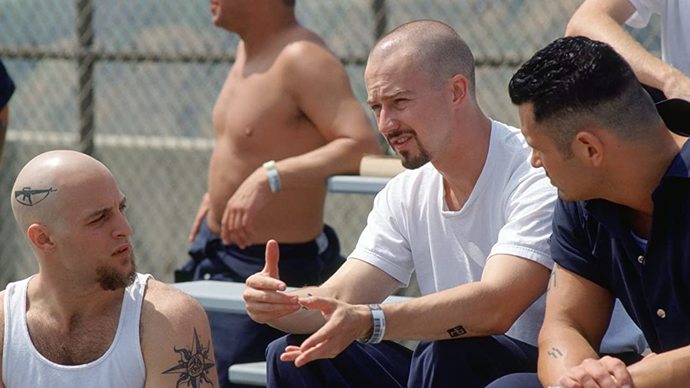 Edward norton in American history x?