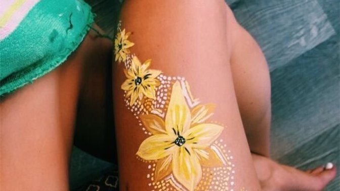 Anyone draw on themselves?