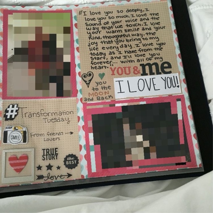 Would you be happy if your girlfriend gave you a scrapbook of your memories like these for your birthday?