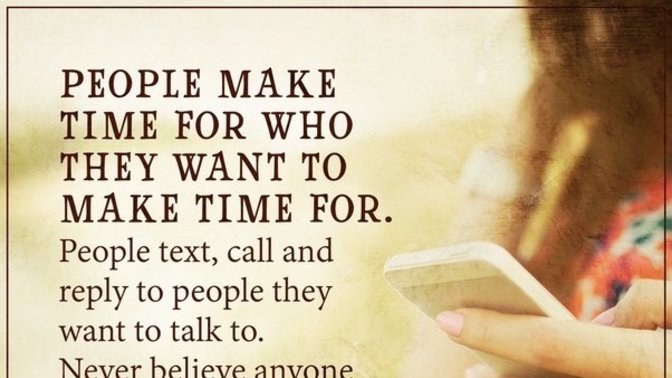 If you take a long time to reply to someone, does that usually mean you're not bothered/interested in that person?
